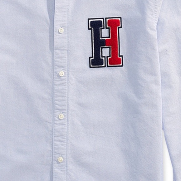 NWOT Tommy Hilfiger Men's New England Logo Button Shirt XXL - Picture 10 of 10